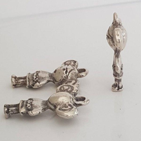 Kinderbedel N&deg;30 Zamak (Verzilverd)