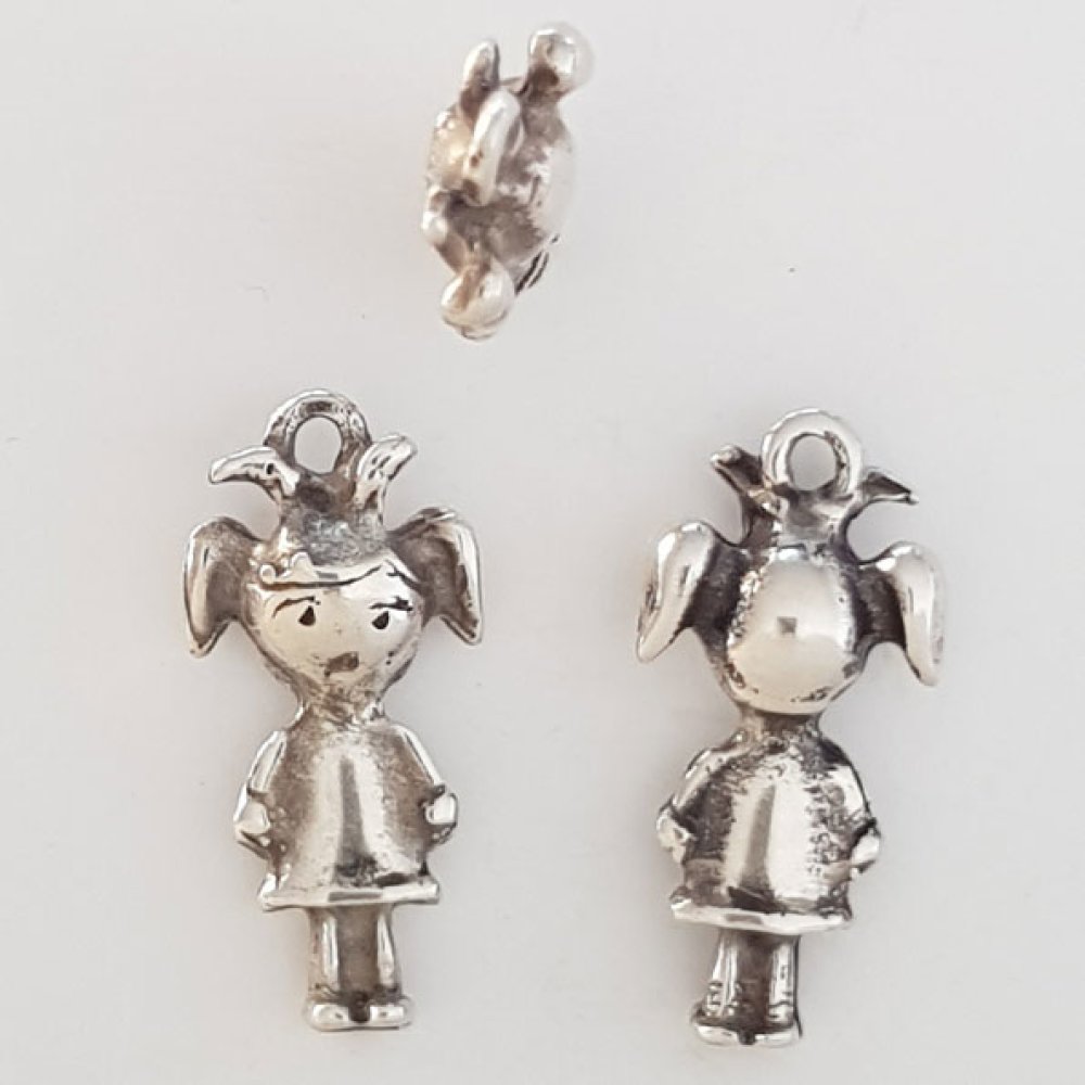 Kinderbedel N°32 Zamak (Verzilverd)