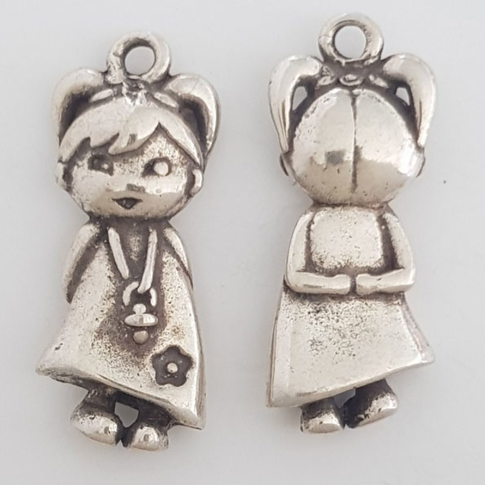 Kinderbedel N°37 Zamak (Verzilverd)