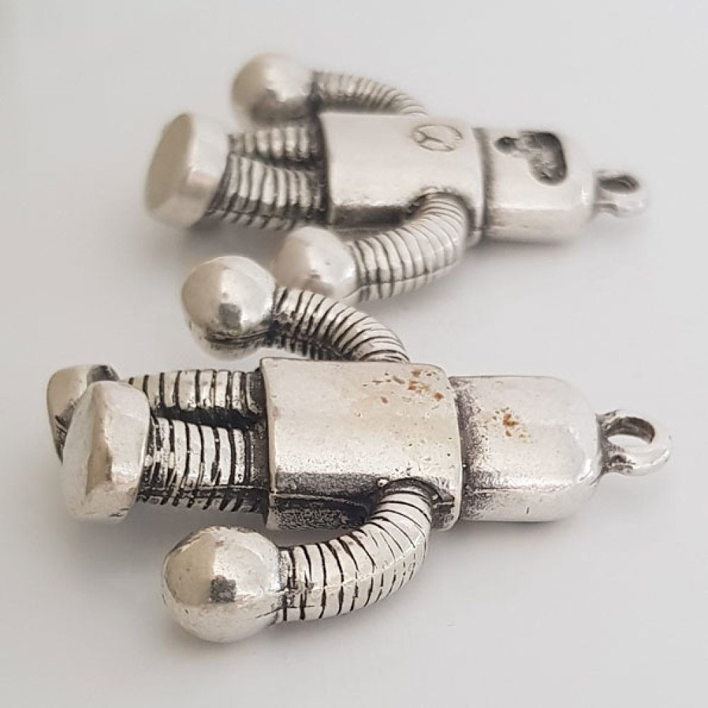 Kinderbedel N°43 Zamak (Verzilverd)