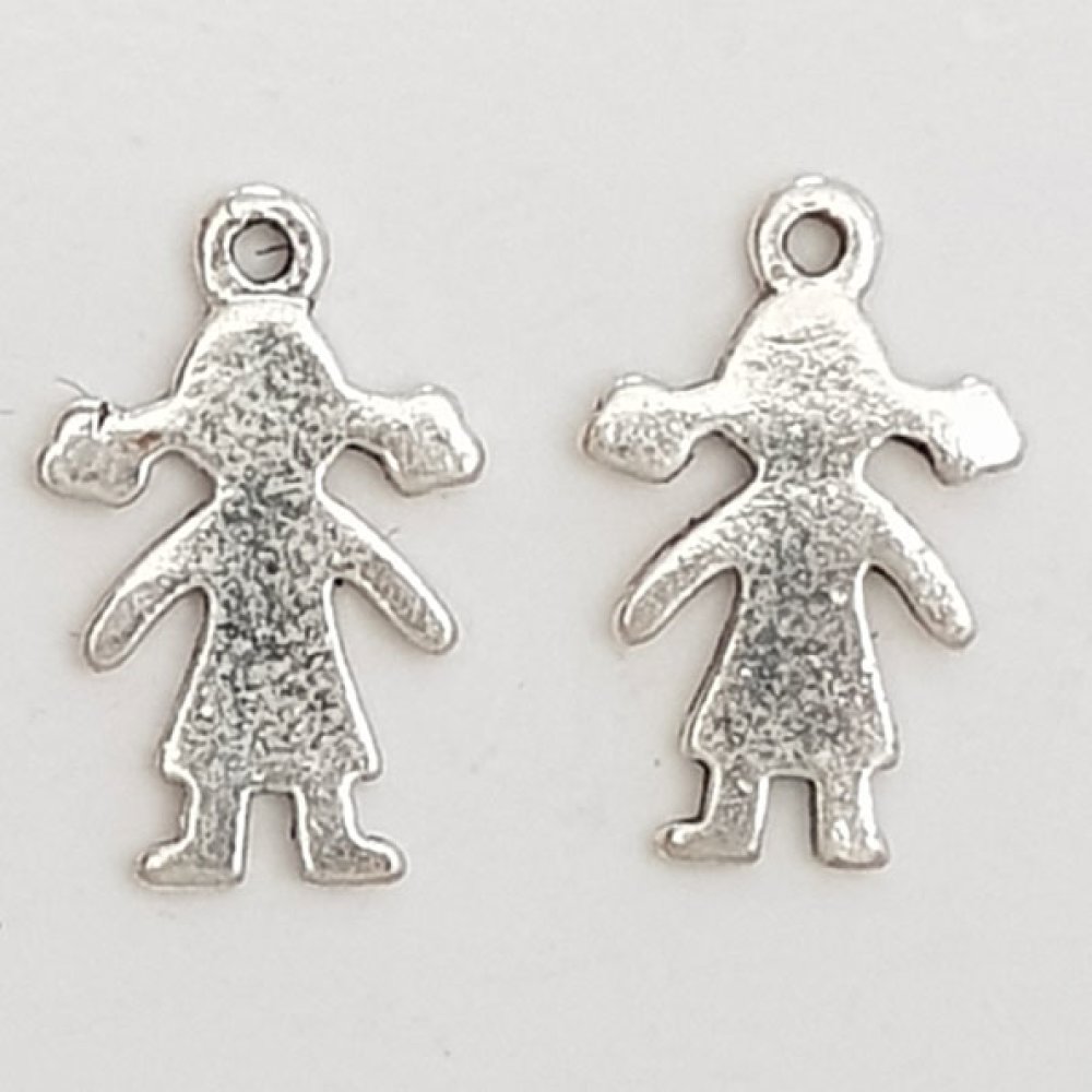 Kinderbedel N°48 Meisje Zilver