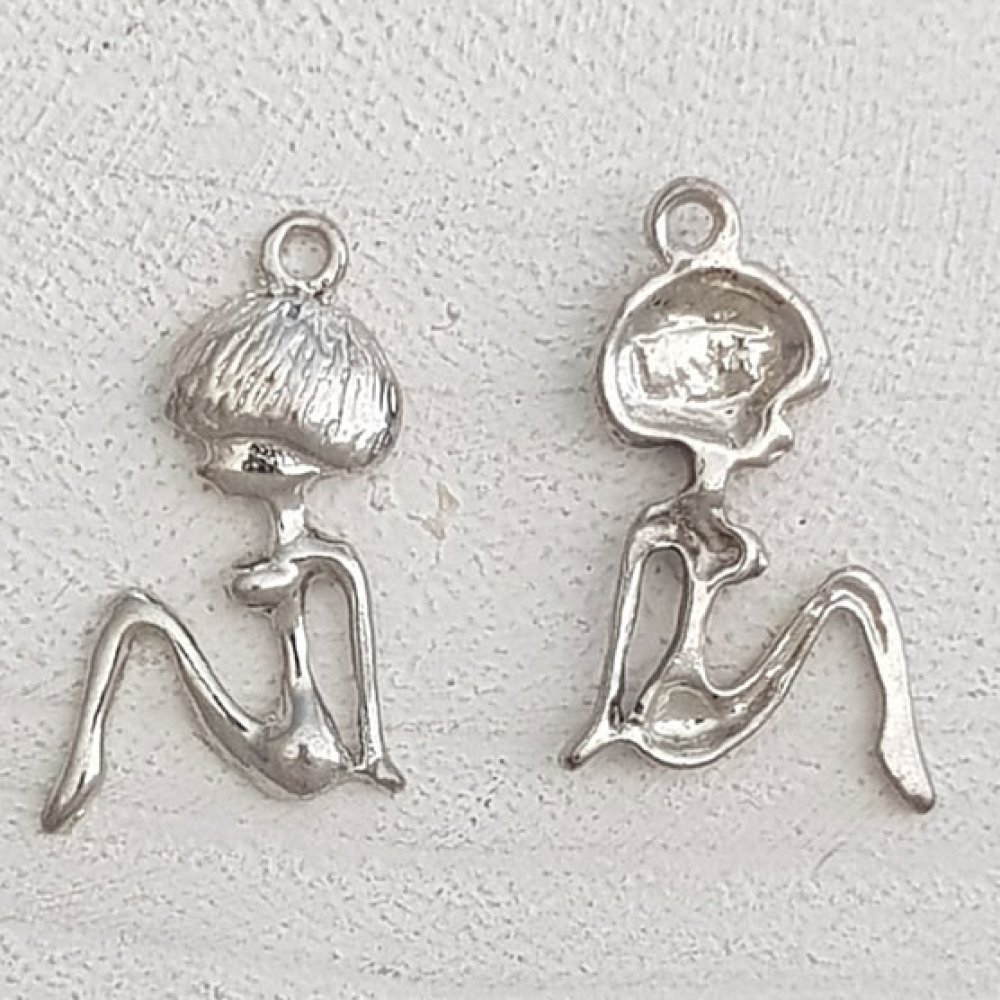 Kinderbedel N°50 Meisje Zilver