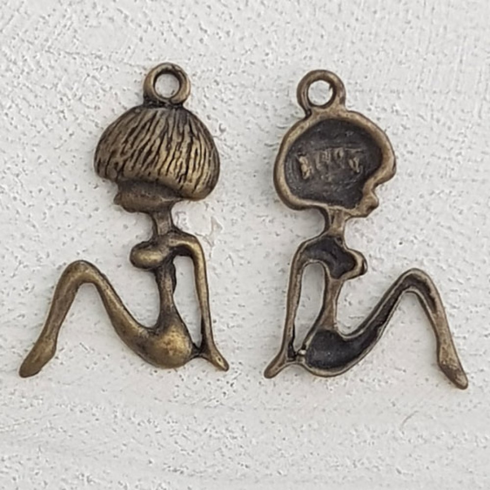 Kinderbedel N°50 Meisje Brons