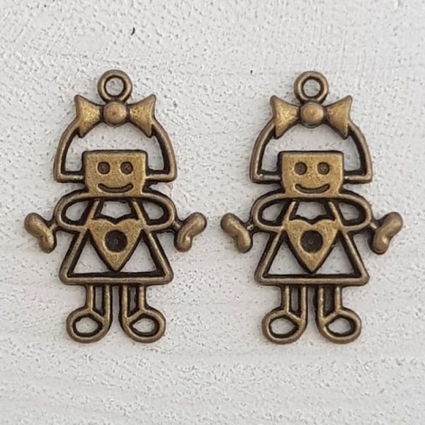 Bedel Kind N&deg;53 Meisje Brons