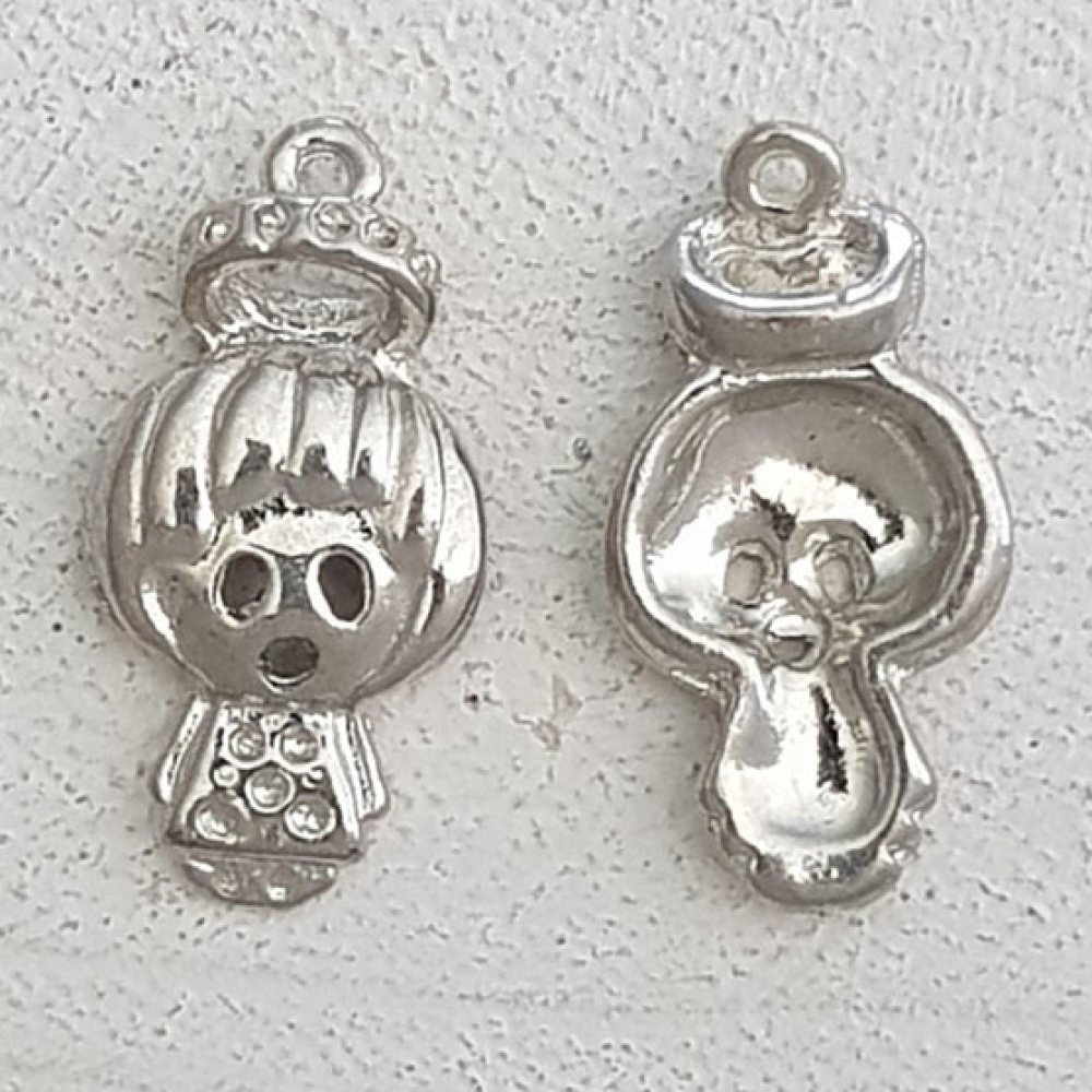 Kinderbedel N°54 Meisje Zilver