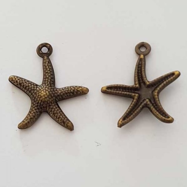 Breloque Etoile De Mer N&deg;06 Bronze