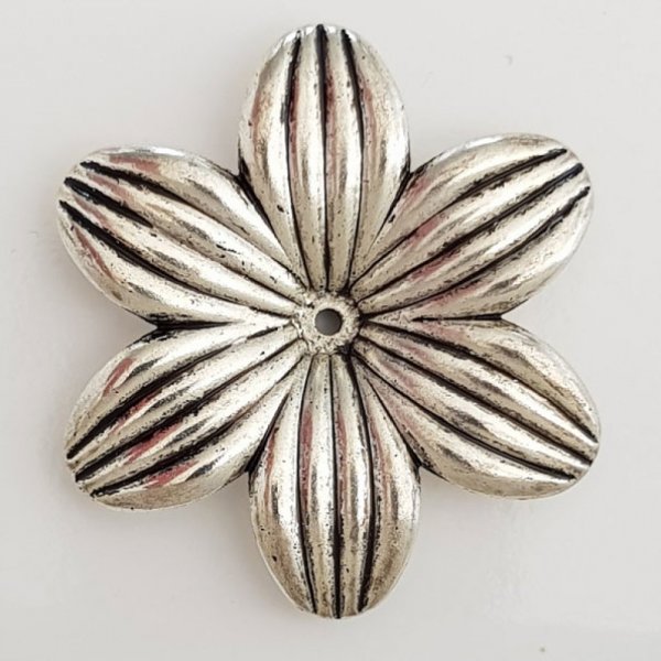 CCB Bloemenbedel N&deg;002 Zilver