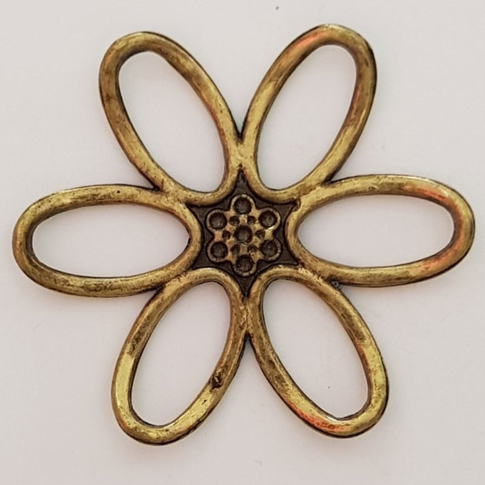 Bloem Bedel Metaal N°003 Oud Goud