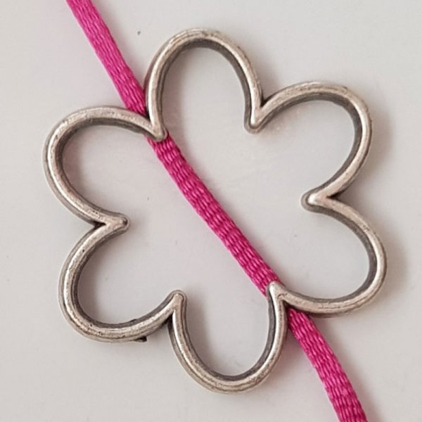 Bloem bedel Metaal N&deg;010 Zilver