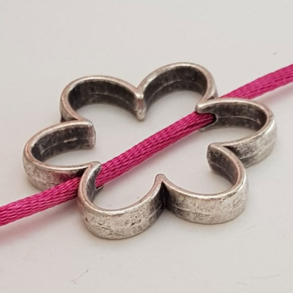 Bloem bedel Metaal N&deg;010 Zilver