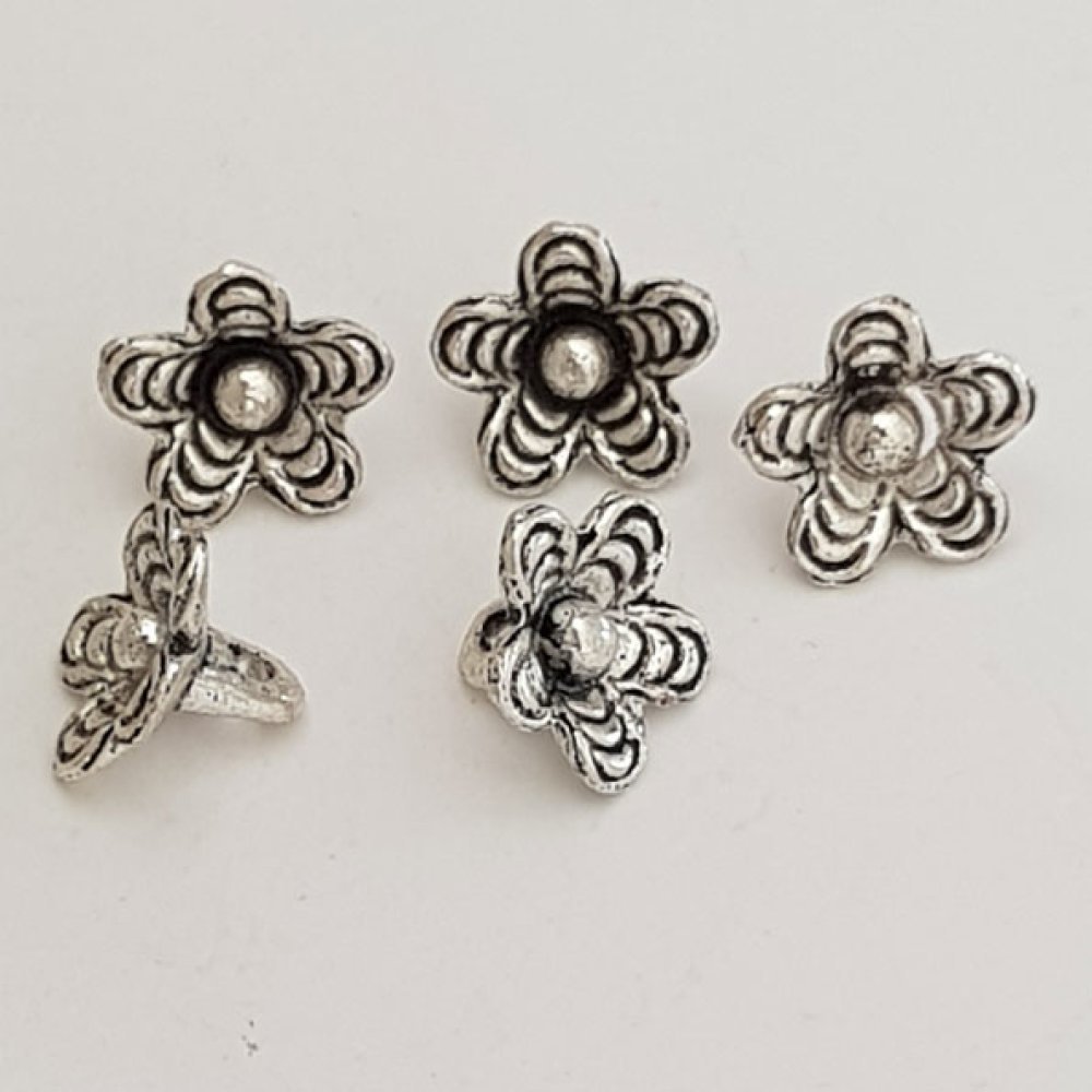 Bloem Bedel Metaal N°039 Zilver