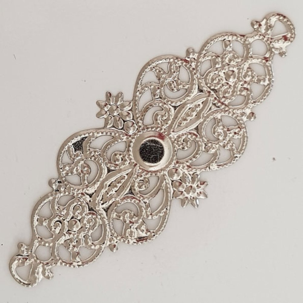 Bloem Bedel Metaal N°098 Zilver Gravure