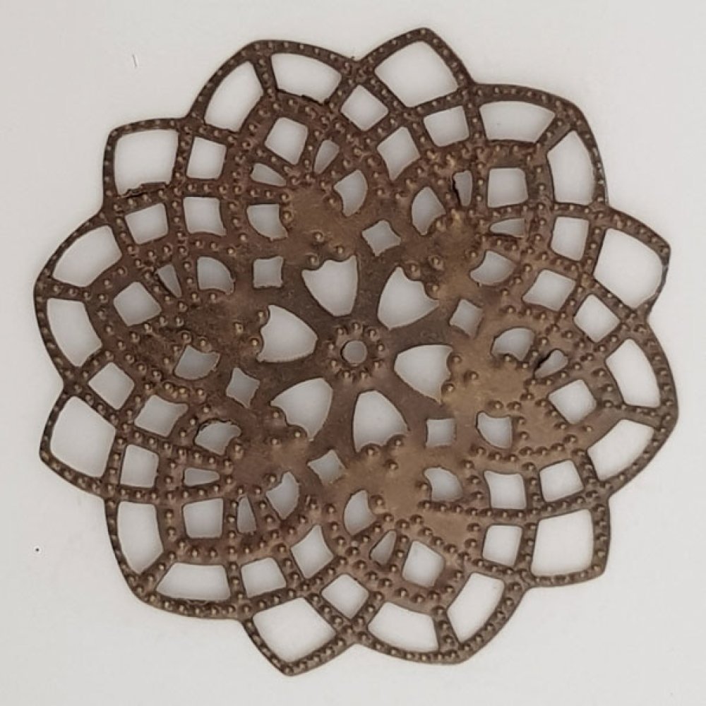 Bloem Bedel Metaal N°101 Brons Gravure