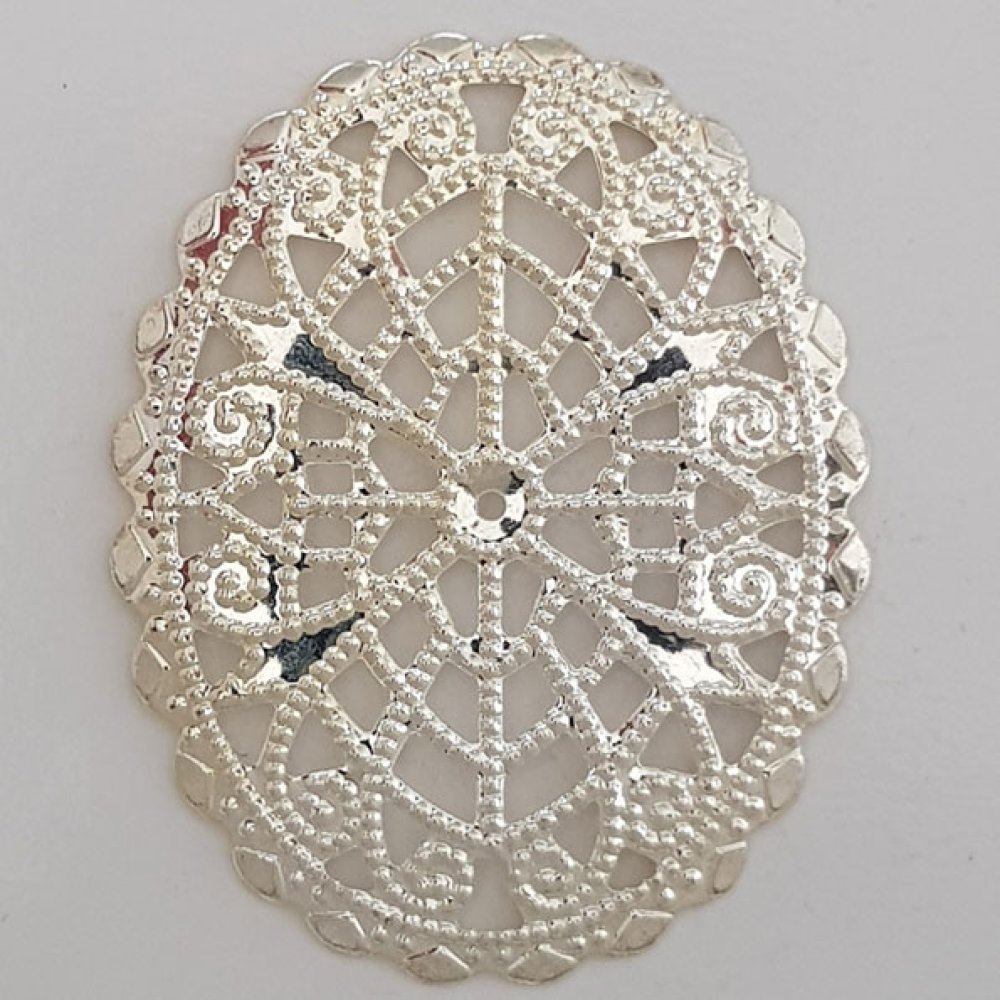 Bloem Bedel Metaal N°103 Zilver Gravure