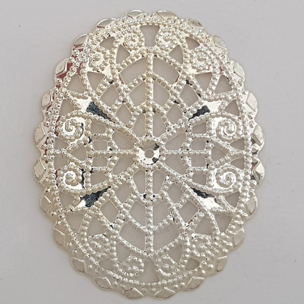 Bloem Bedel Metaal N°103 Zilver Gravure
