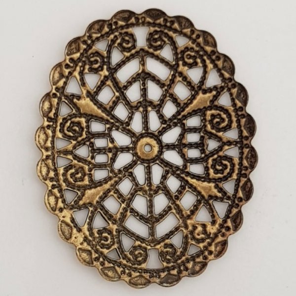 Bloem Bedel Metaal N&deg;103 Brons Gravure