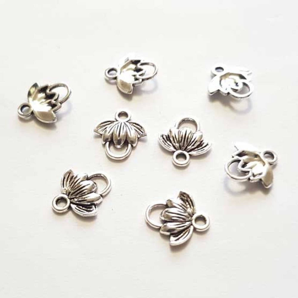 Bloem bedel Metaal N°120 Zilver