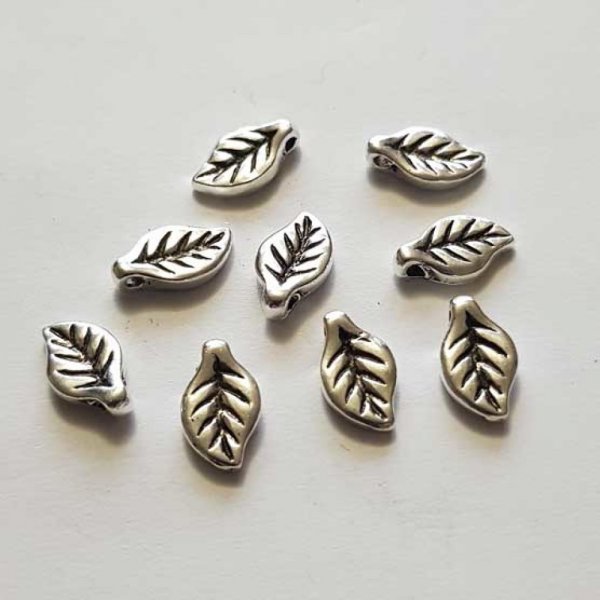 Breloque Fleur M&eacute;tal N&deg;121 Argent