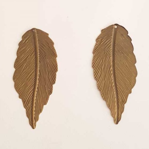 Breloque Fleur M&eacute;tal N&deg;175 Bronze