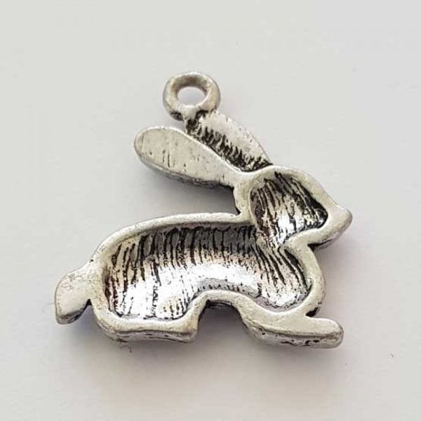 Breloque Lapin N&deg;06 Argent