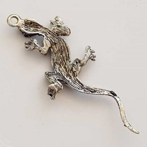 Breloque L&eacute;zard N&deg;05 Argent