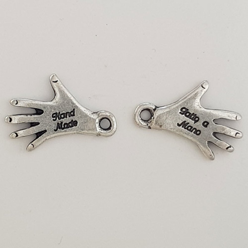 Handbedel "MADE HAND" N°03 Zilver
