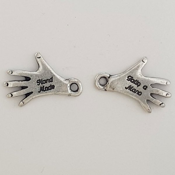 Handbedel "MADE HAND" N&deg;03 Zilver