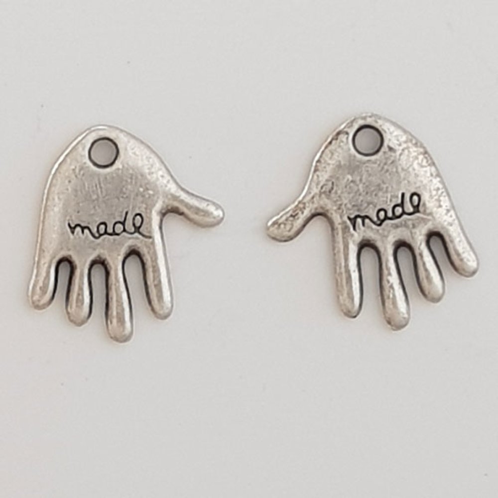 Handbedel "MADE"N°05 Zilver