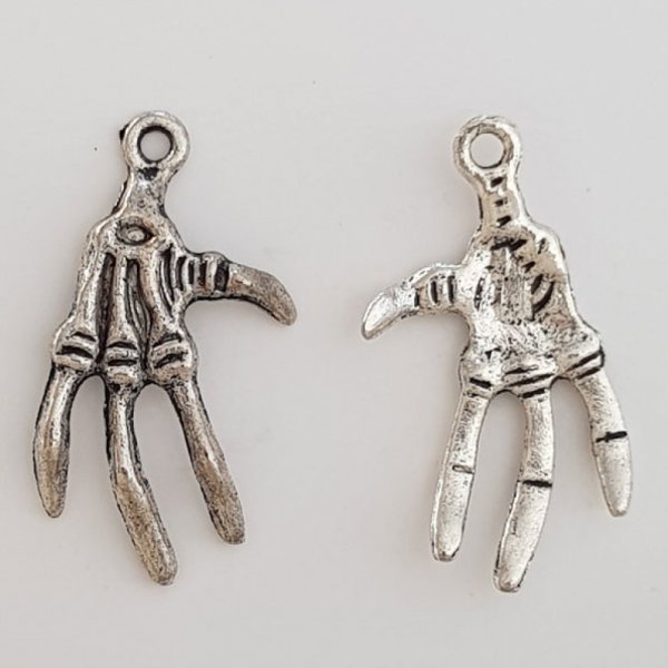 Bedel Hand "Skeleton"N&deg;06 Zilver