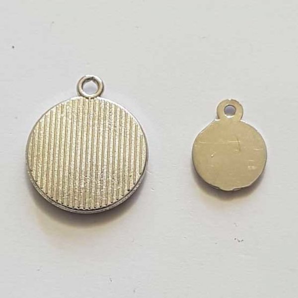 Breloque M&eacute;canisme Horloge N&deg;20 Lot 2 pi&egrave;ces