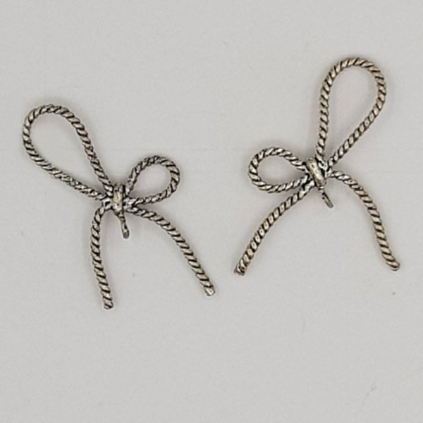 Zilver Strikje Bedel N&deg;08 zilver metalen strikje bedel