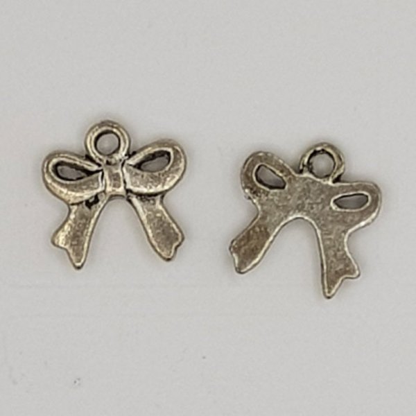 Bedel Node N&deg;12 zilveren metalen lintknoop bedel