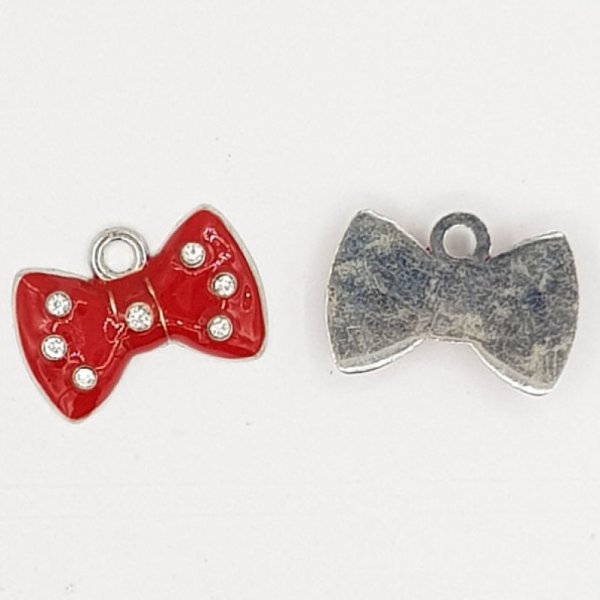 Bedel Node N&deg;14 Rood Metalen Lint Bedel