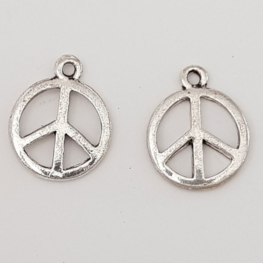 Vrede &amp; Liefde Bedel N°03 Zilver 