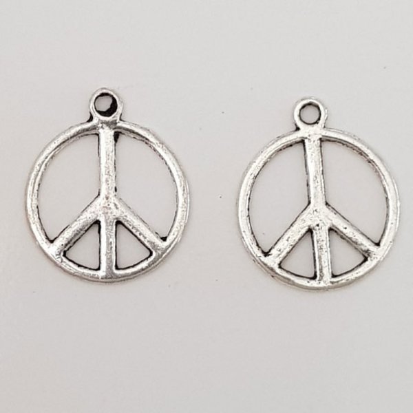 Peace &amp; Love bedel N&deg;05 Zilver 