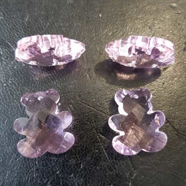 Beer hanger van gefacetteerd glas N&deg;01-01