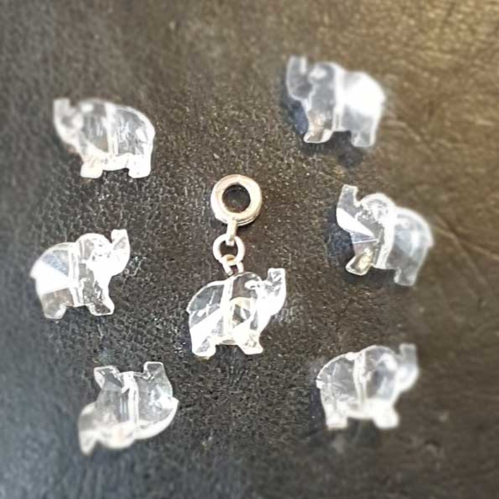 Hanger in facetglas olifant N°01-01