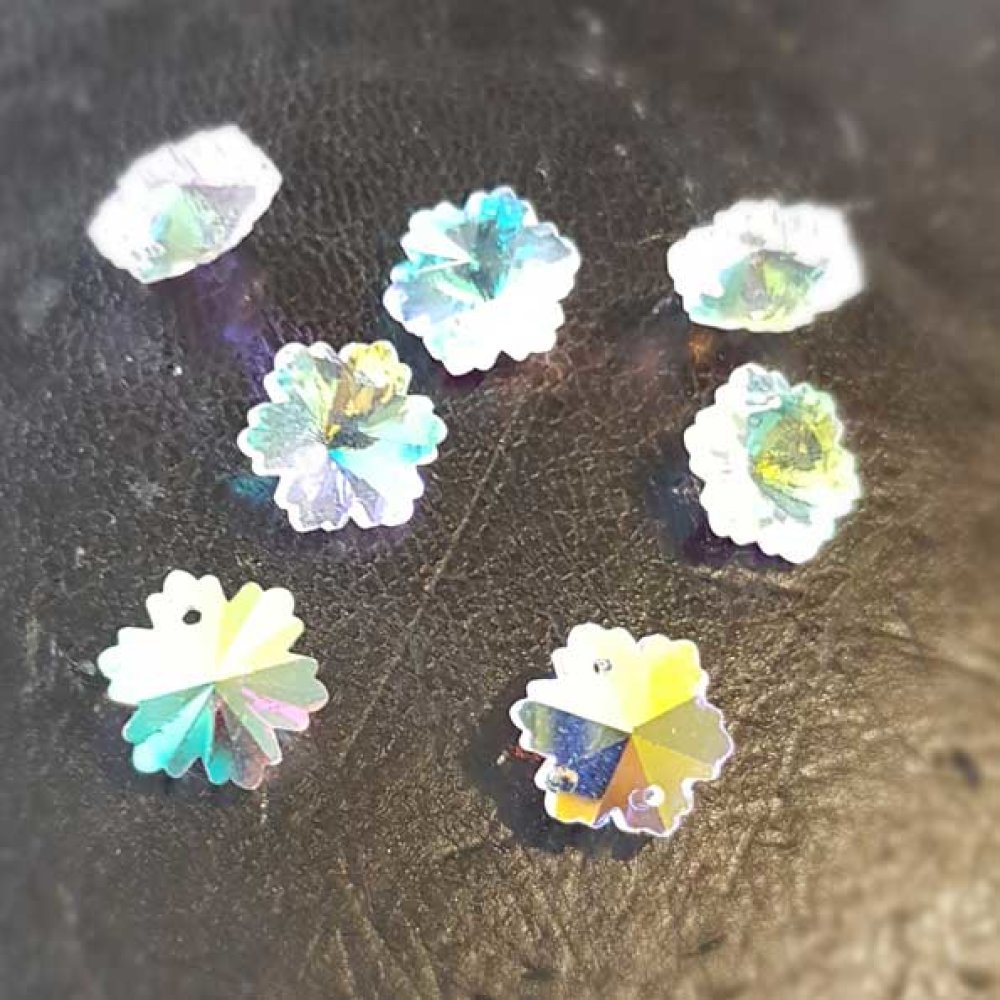 Bloemenhanger in gefacetteerd glas N°02-01