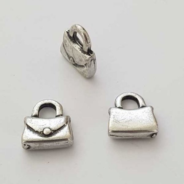 Breloque Sac N&deg;27 Valise Argent
