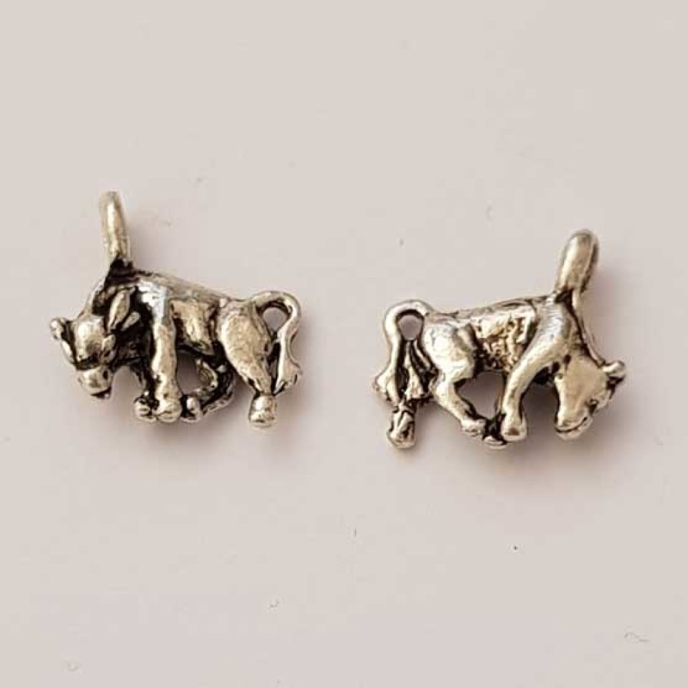 Sterrenbeeld bedel Stier Zilver Metaal N°01