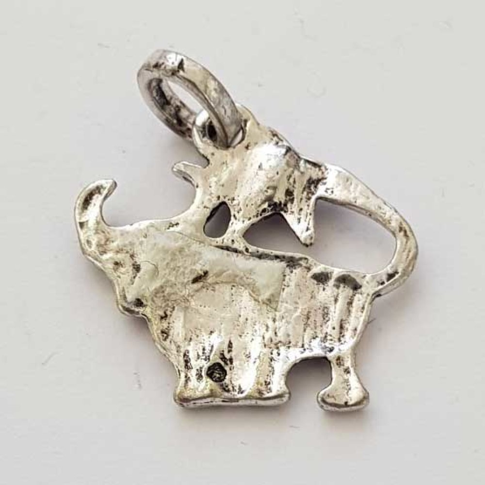 Sterrenbeeld bedel Stier Zilver Metaal N°03 met strass steentjes