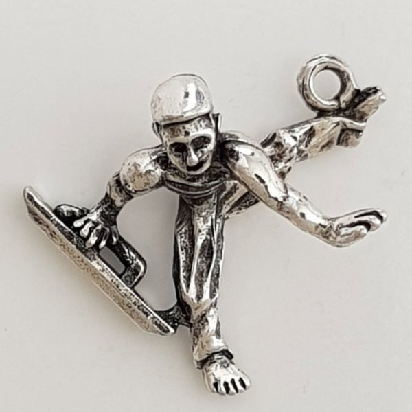 Zilveren Pommel Paard Sport Bedel