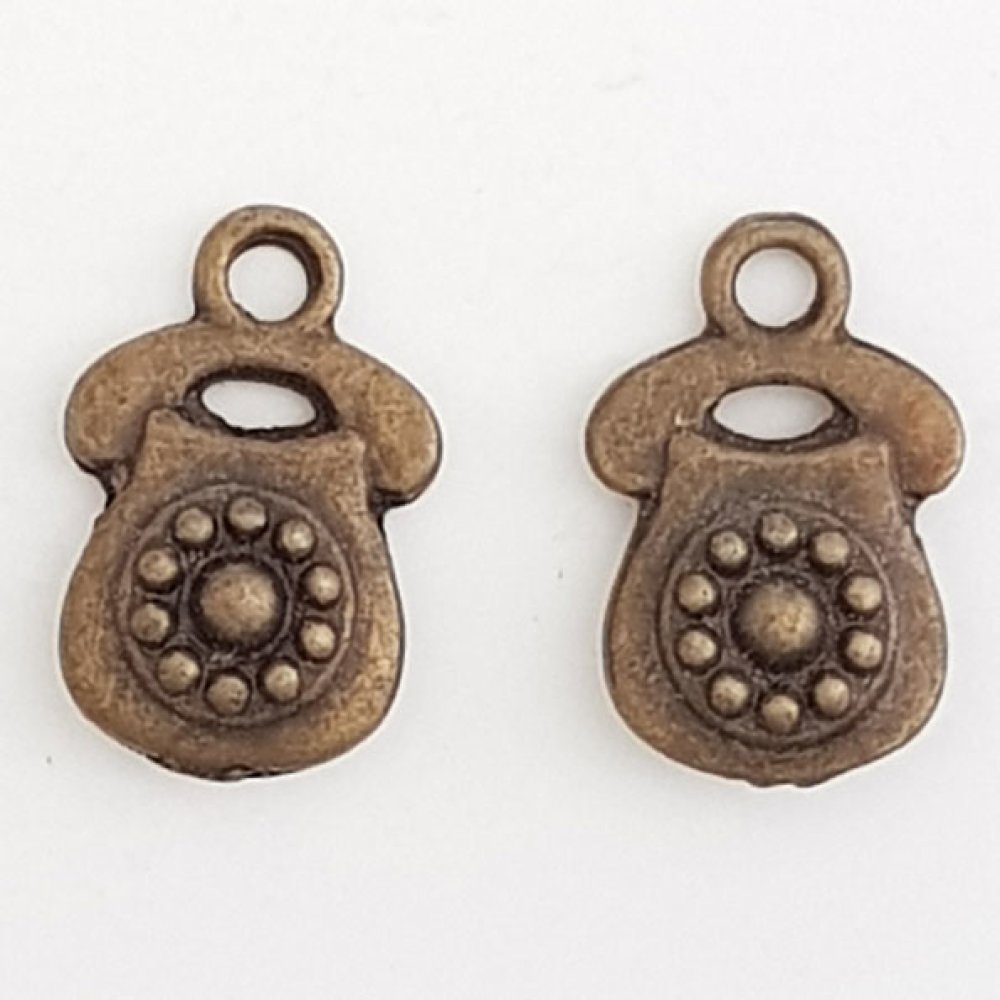 Telefoonbedel N°01 Brons