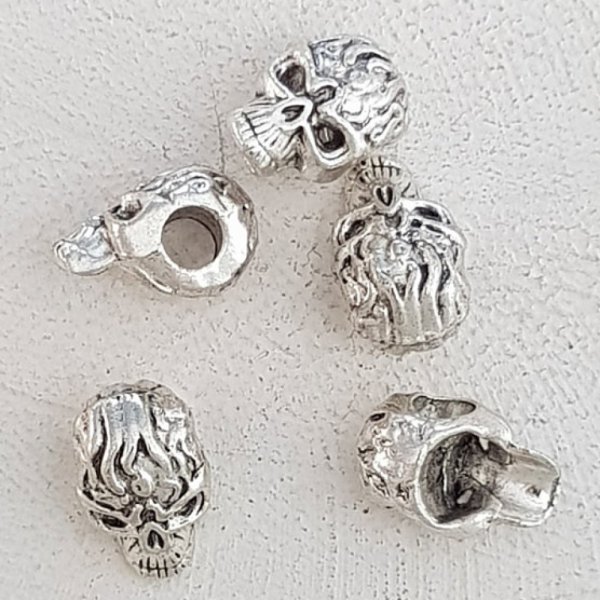 Schedel en gekruiste botten bedel N&deg;19