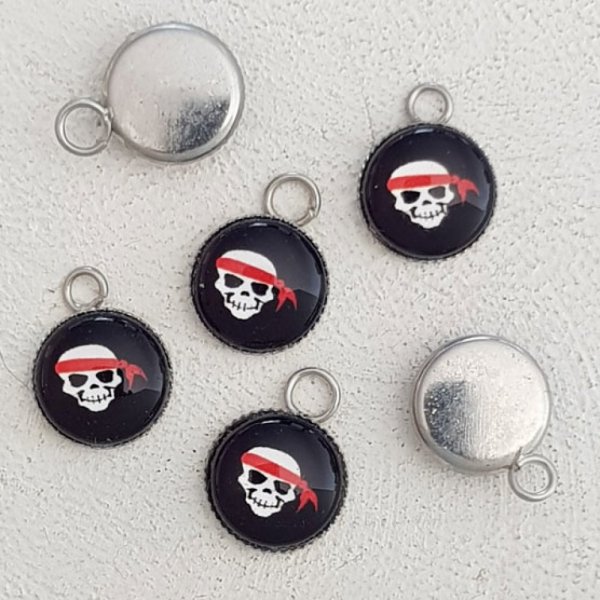 Schedel en gekruiste botten bedel N&deg;31