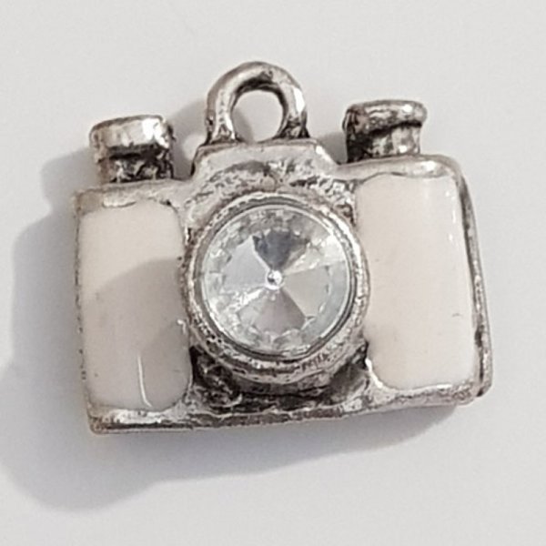 Breloque appareil photo N&deg;04 Argent