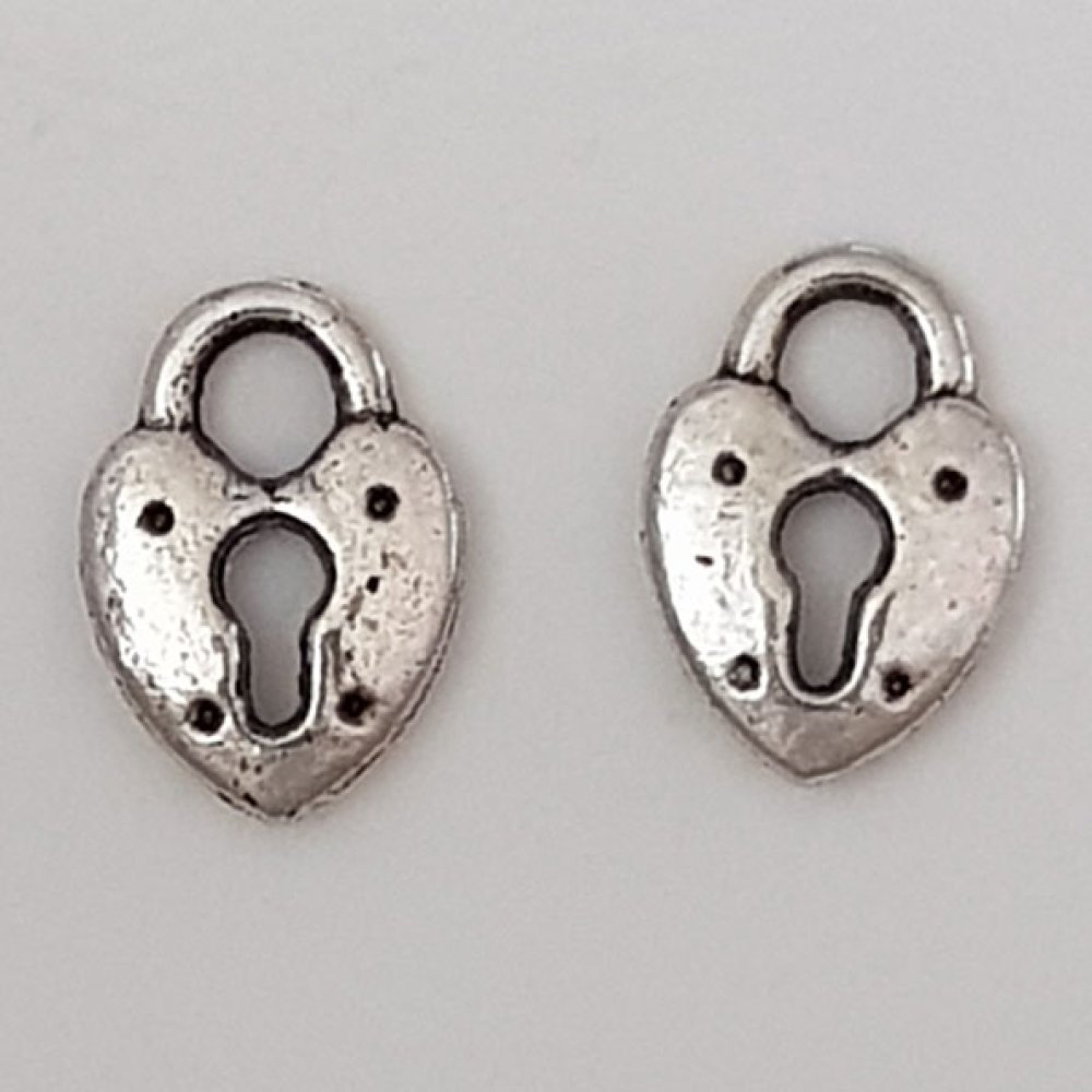 Bedel hangslot N°12 Zilver