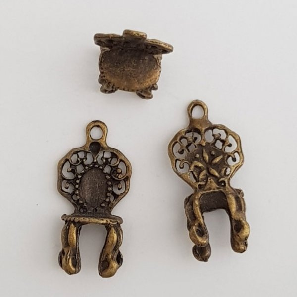 Troonstoel bedel N&deg;02 Brons