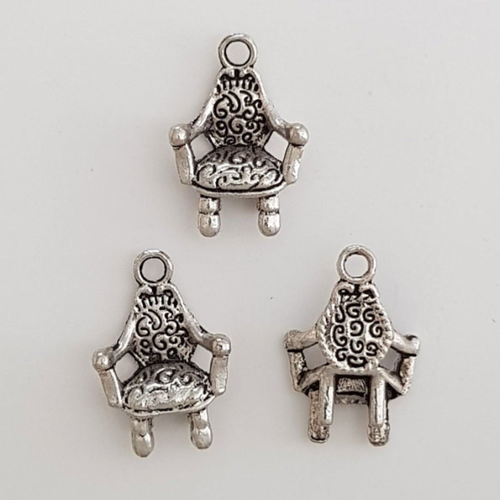 Troonstoel bedel N°03 Zilver