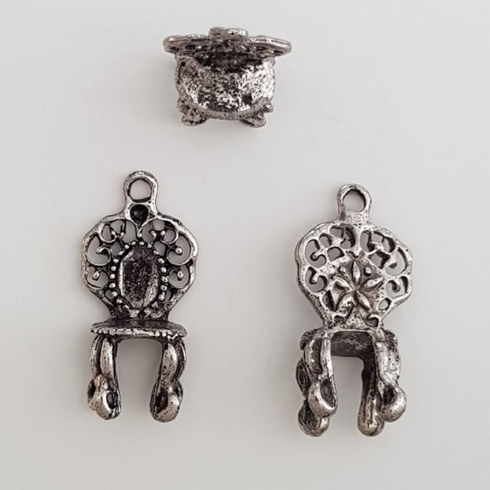 Troonstoelbedel N°02 Zilver